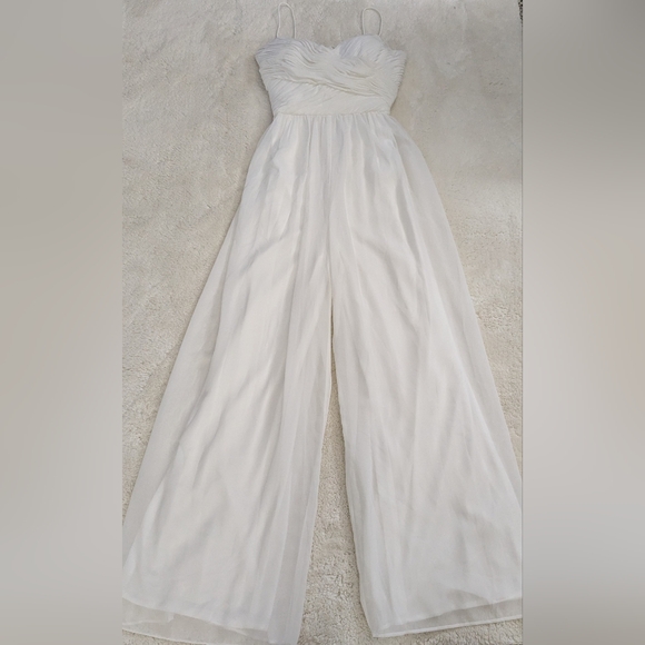Ieena For Mac Duggal Jumpsuit Small Sleeveless V-Neck Formal/Bridal/Wedding/Prom